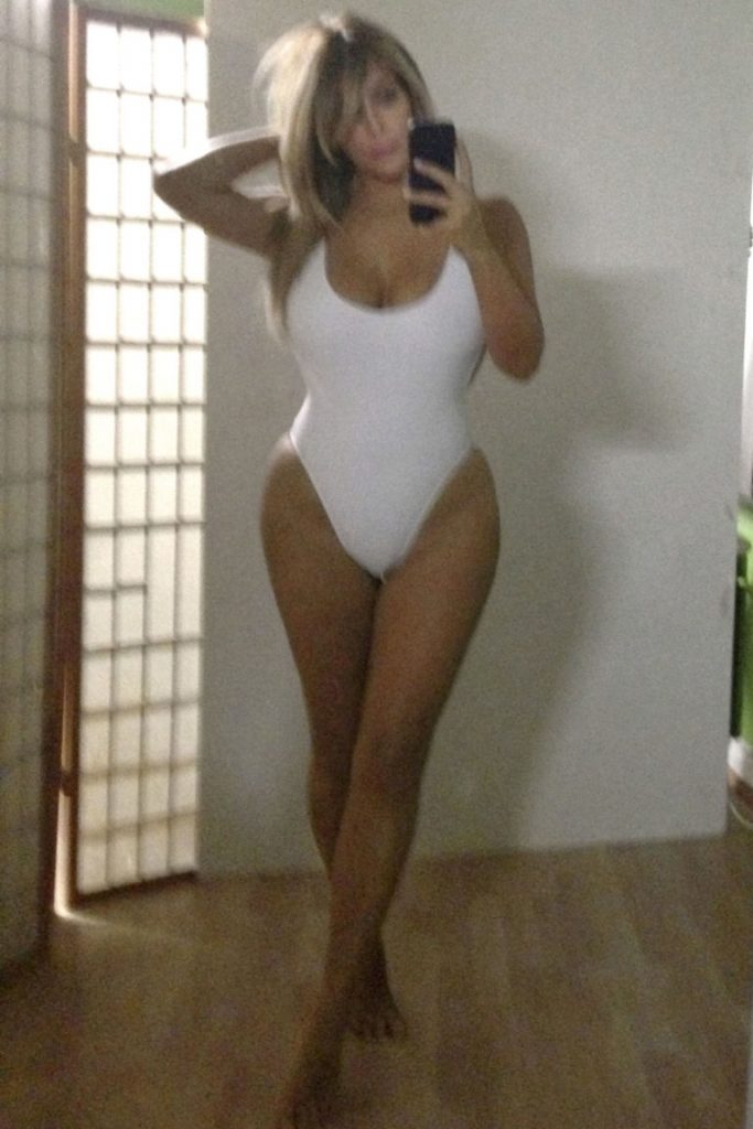 "I was doing a photo shoot. I took a selfie before I went out." (2013) | Image Courtesy of Kim Kardashian West's Selfish