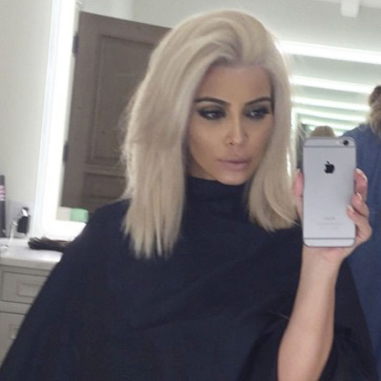"So I went platinum!" (2015) | Image Courtesy of Kim Kardashian West's Selfish