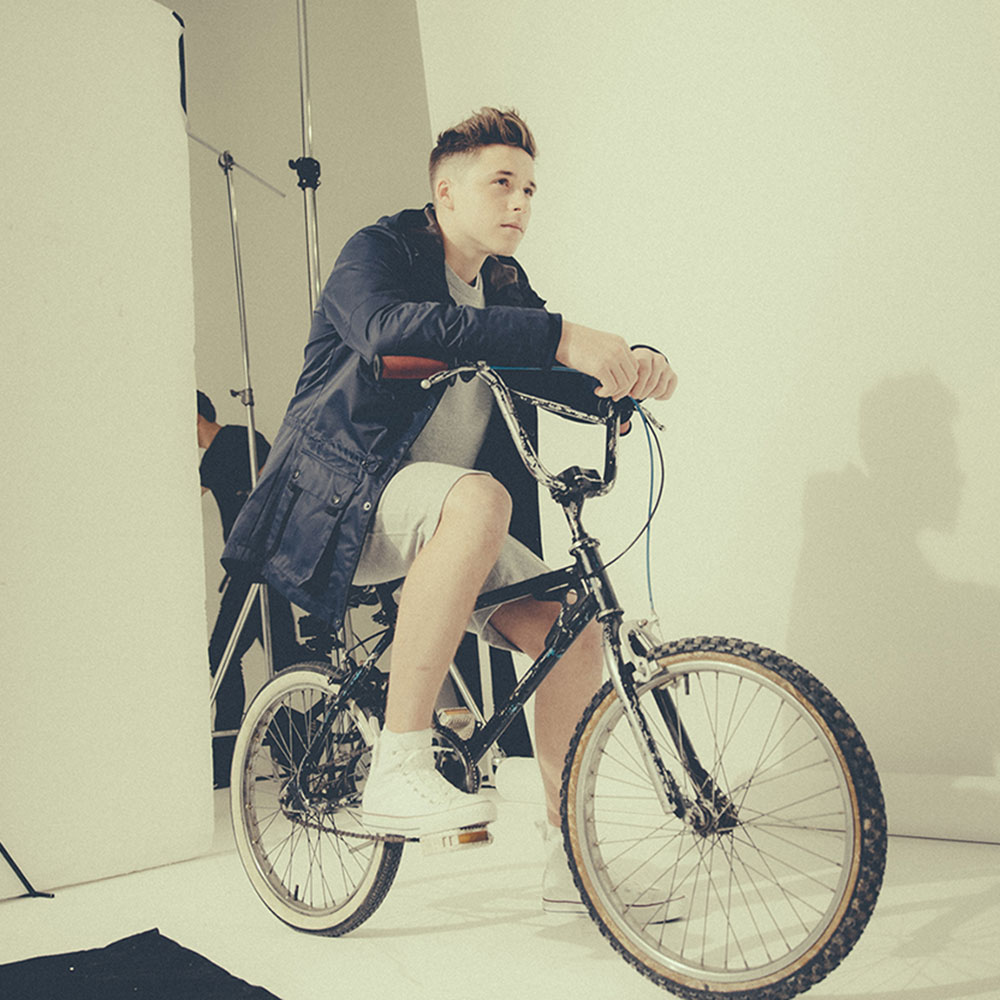 Brooklyn stars in his first fashion campaign