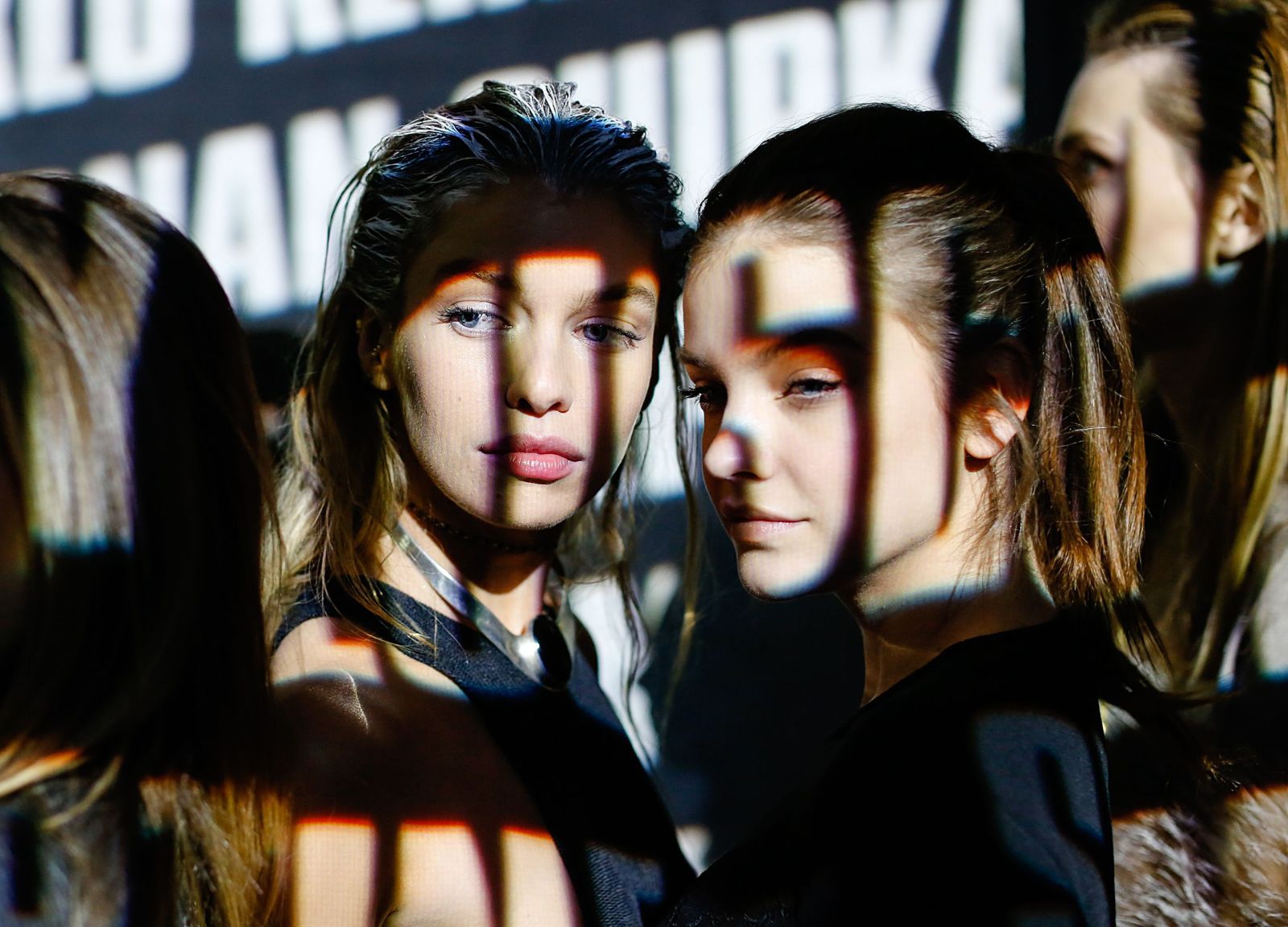 Stella Maxwell and Barbara Palvin. Image: BFA/REX USA