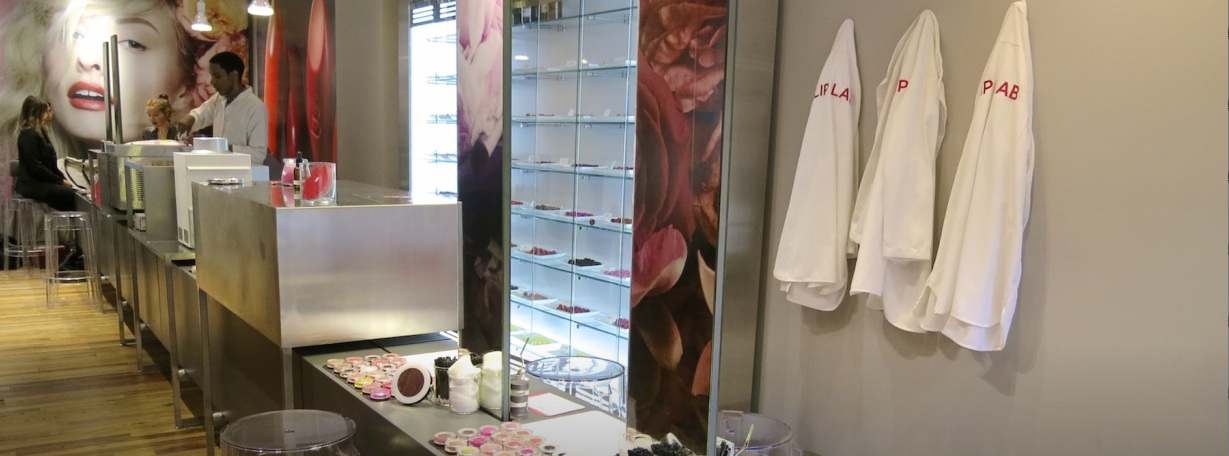 nside Bite Beauty's lab in New York, where shoppers can create their own lipstick shades | Source: Courtesy