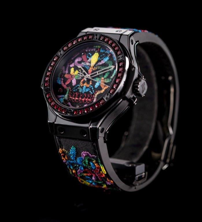 11 red spinels adds a touch of luxe to Hublot’s latest re-incarnation of its successful Big Bang line (