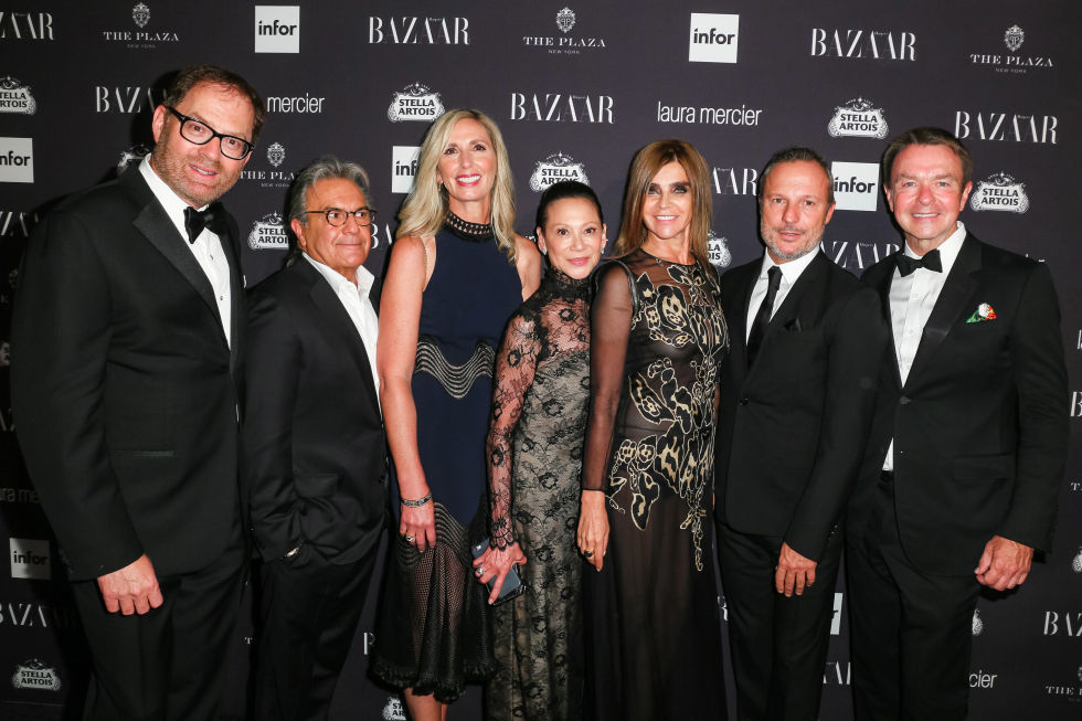 David Carey, Nancy Bernardini, Jeanette Chang, Carine Roitfeld, and Michael Clinton | Image: BFA