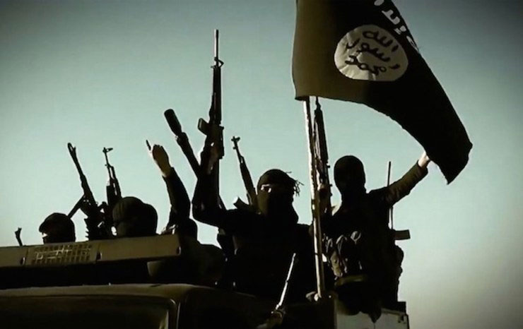 An image taken from an ISIS propaganda video.