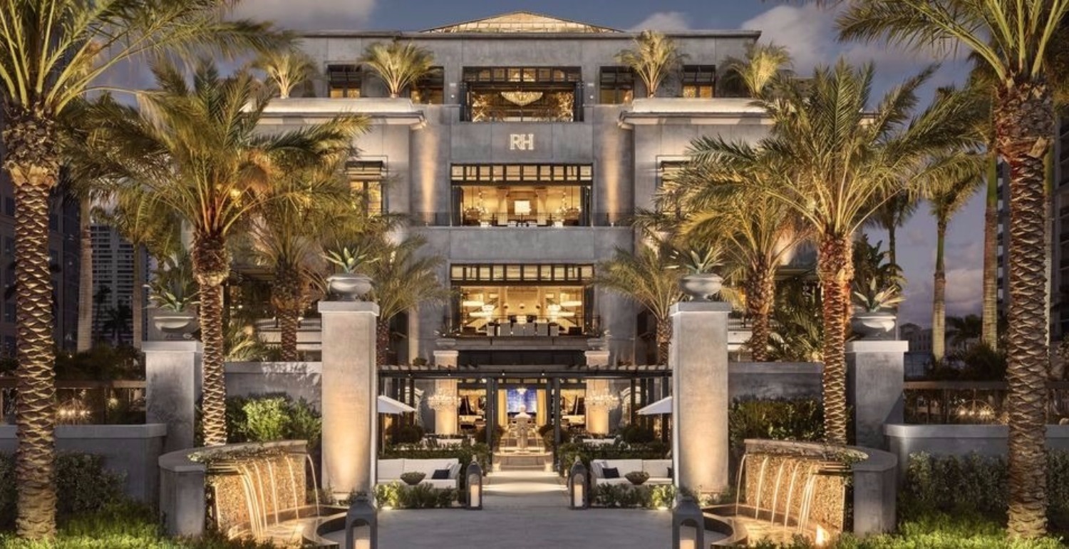 Restoration Hardware Just Opened A Mansion in Palm Beach and You’re Going To Want To Move In