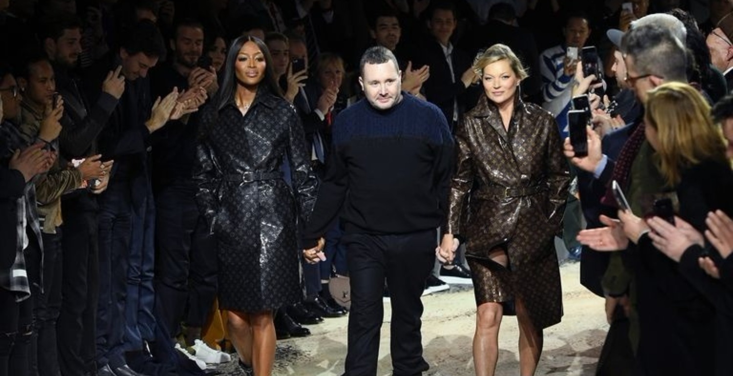 Naomi and Kate Close Out the Louis Vuitton Menswear Show