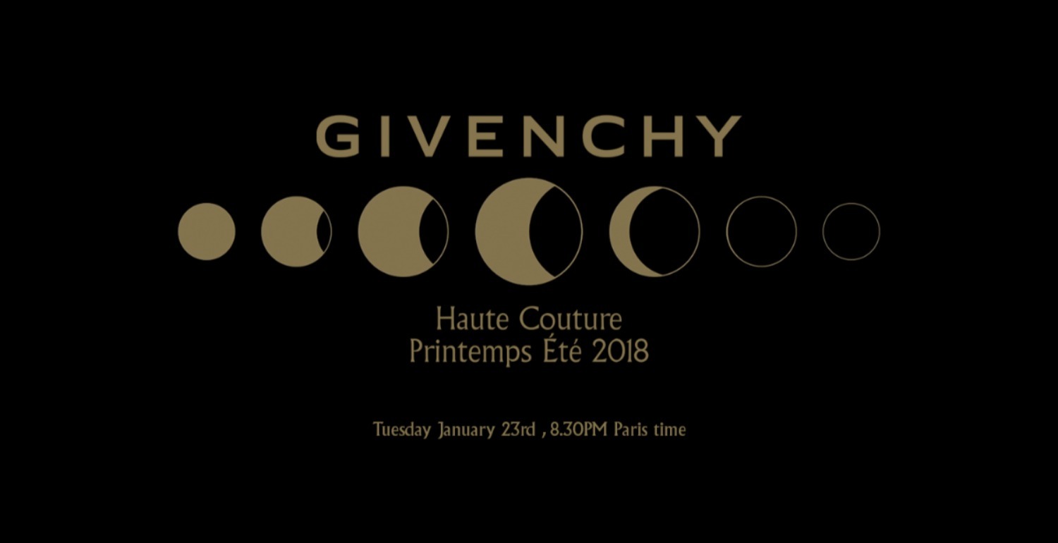 Livestream The Givenchy Haute Couture SS18 Show Right Here