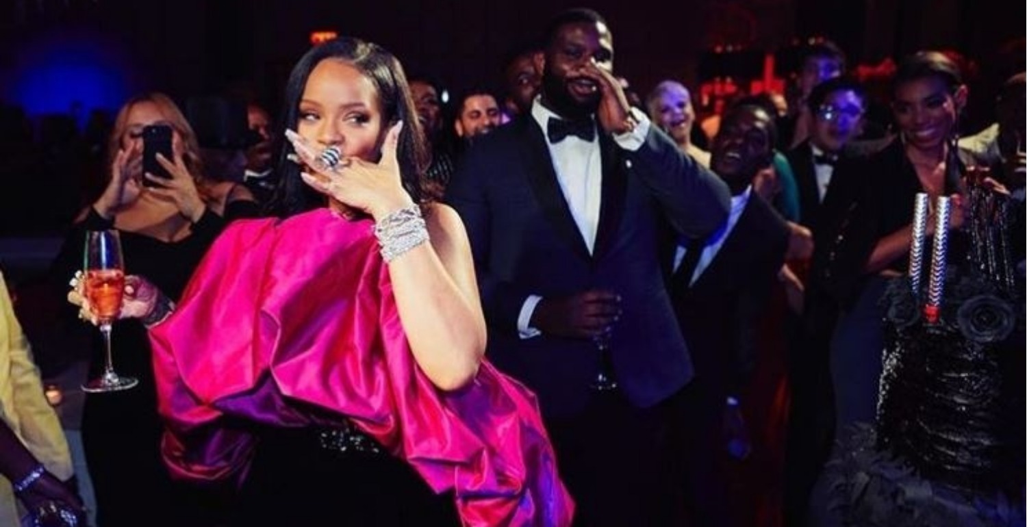 Rihanna Celebrated Her 30th Birthday in an Epic Saint Laurent Look