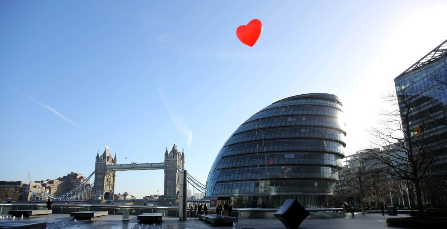 Find Out Why Chubby Hearts Were Floating All Around London