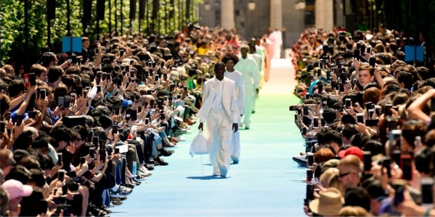 Virgil Abloh Stages His First Louis Vuitton Show in Paris