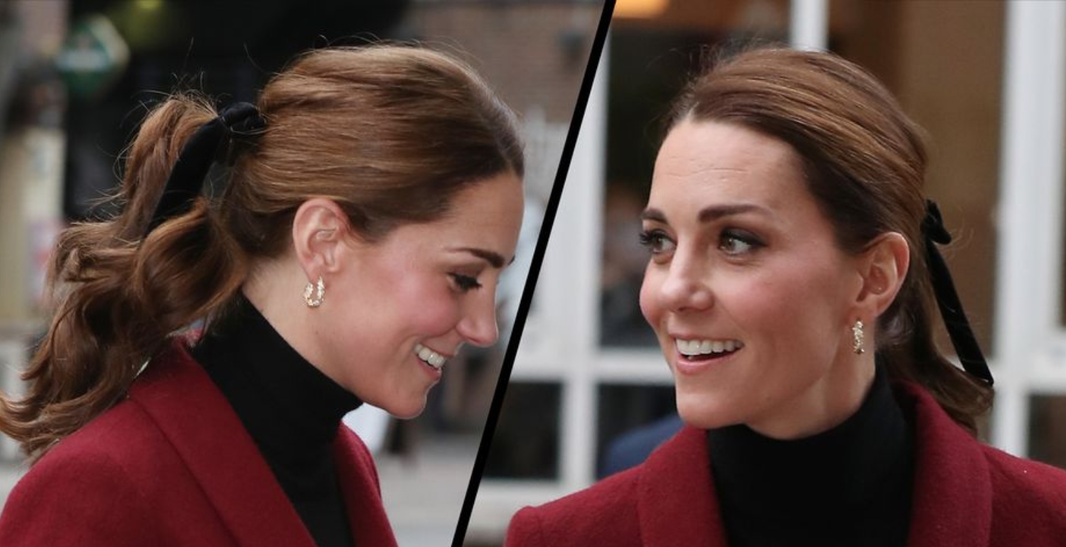 You’ll Want To Copy The Duchess of Cambridge’s Velvet Hair Bow