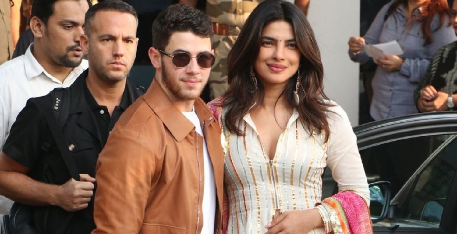 Priyanka Chopra and Nick Jonas Head to Their Wedding Venue Looking Stylish as Hell