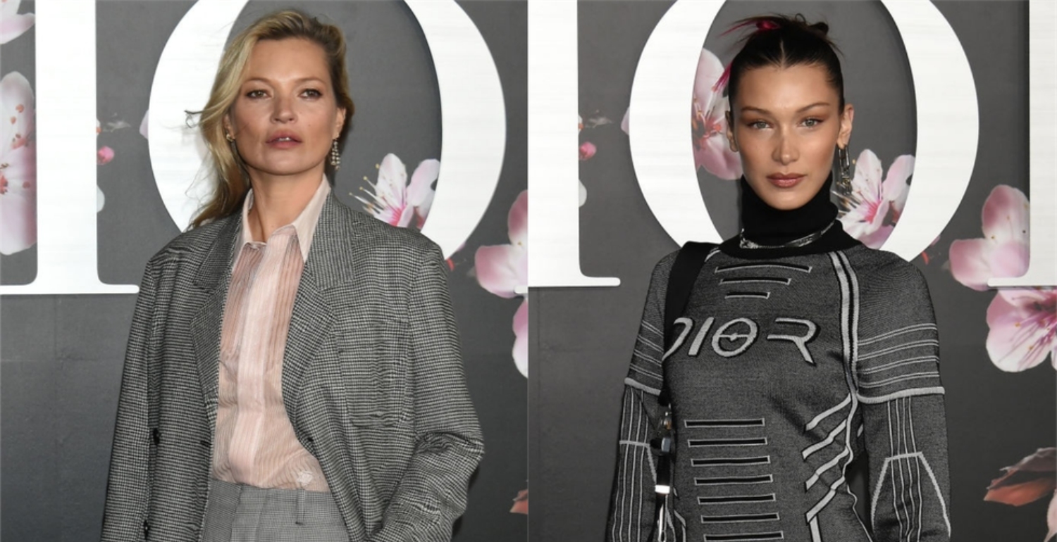Kate Moss And Bella Hadid Borrow From The Boys At Dior cruise show