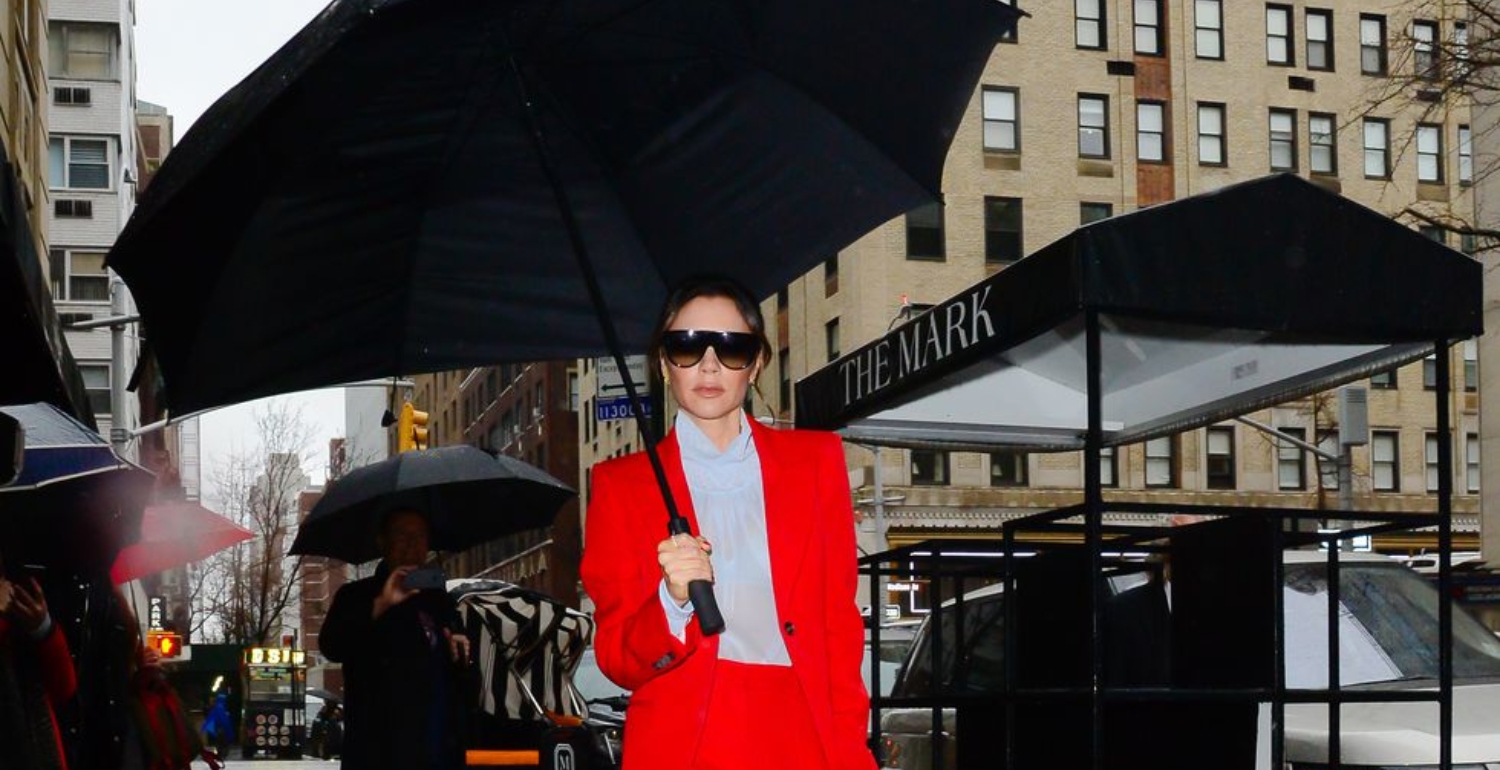 Victoria Beckham Shows Us How To Stay Chic In The Rain