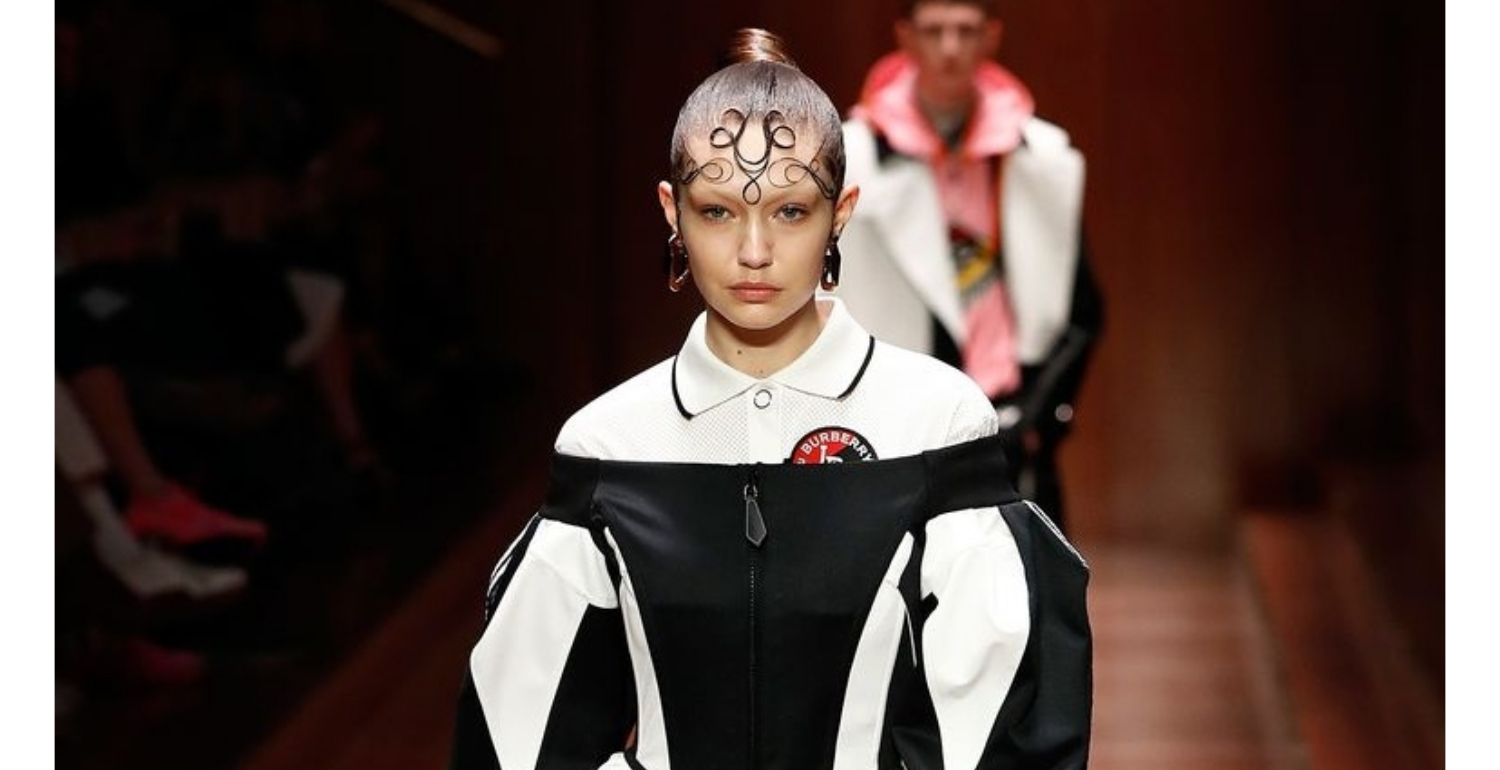 Gigi Hadid Makes Her Burberry Debut
