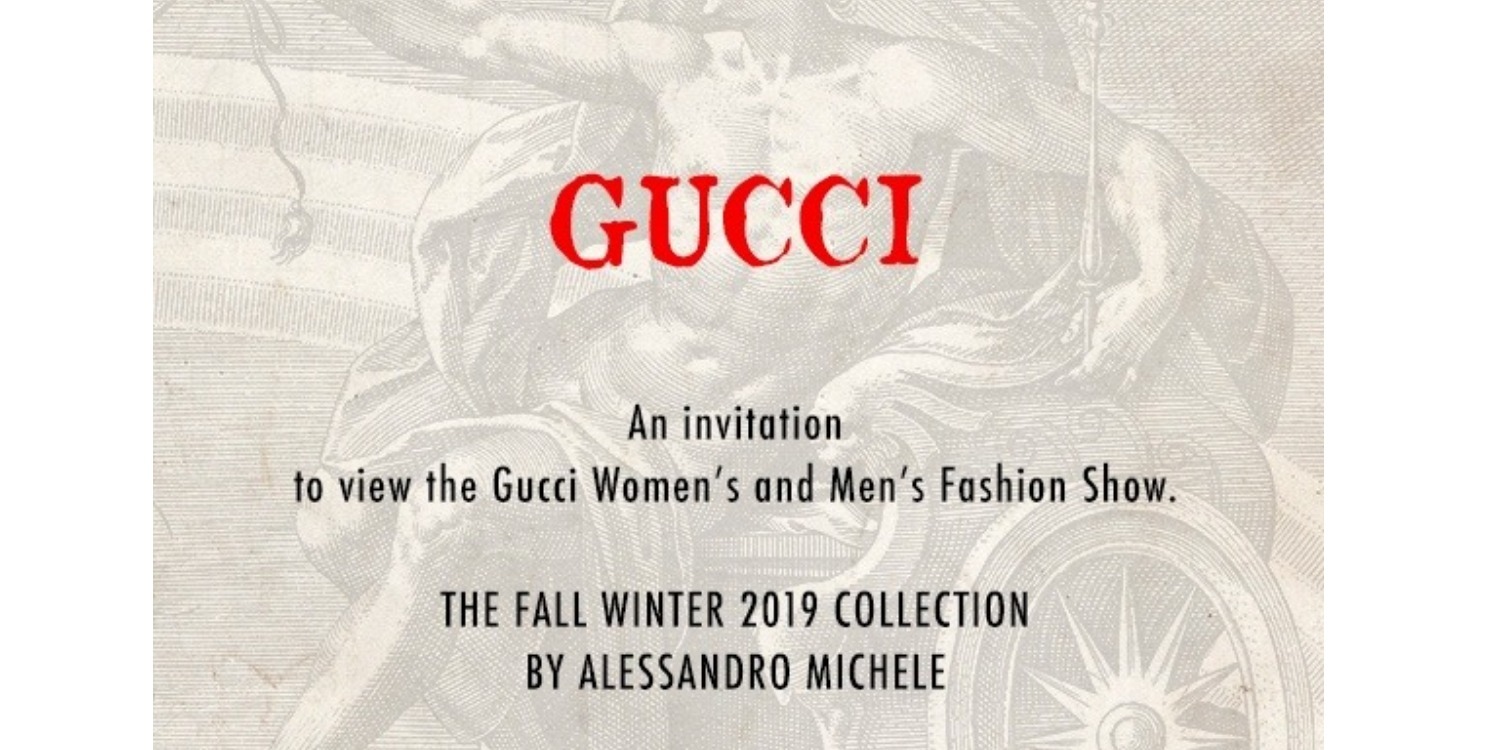 Catch The Gucci Fall/Winter 2019 Runway Show Live!
