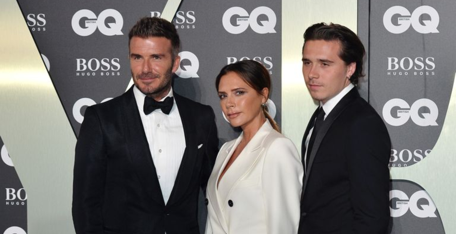 The Beckhams Match In Suits On The Red Carpet