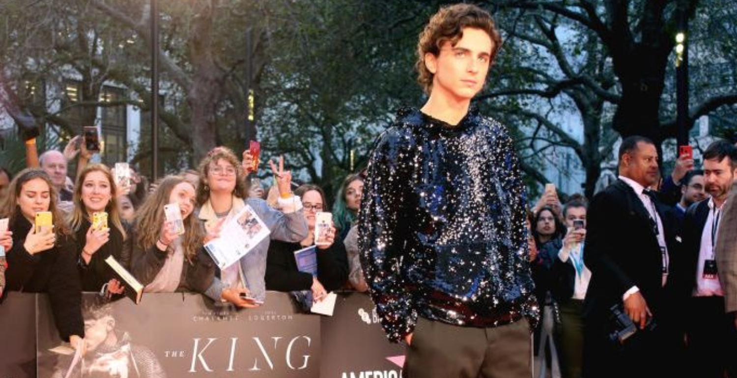 Timothée Chalamet and His Sequined Hoodie Are Here to Steal Your Heart