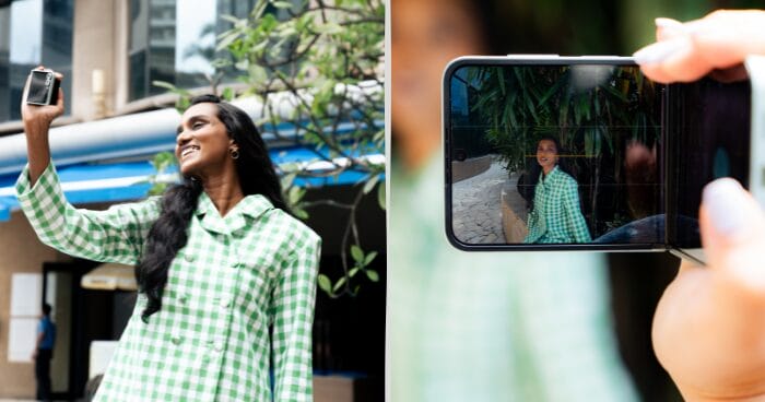 Here's how Vanizha Vasanthanathan balances dance and fashion with the Samsung Galaxy Z Flip6