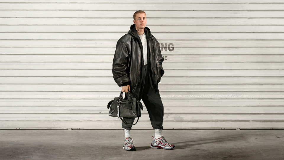 Bieber in Balenciaga