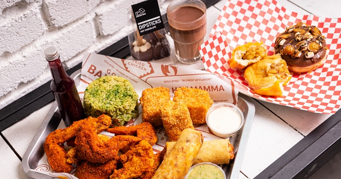 The Americana menu featuring Soul Byrd X Noti Doughnuts X Cocoraw