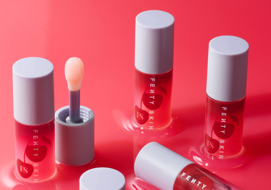 Fenty Skin's NEW! Conditioning + Strengthening Cherry Treat Lip Oil