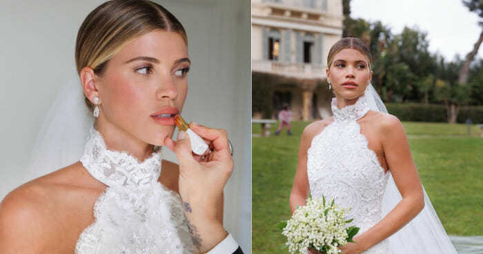sofia richie bridal look