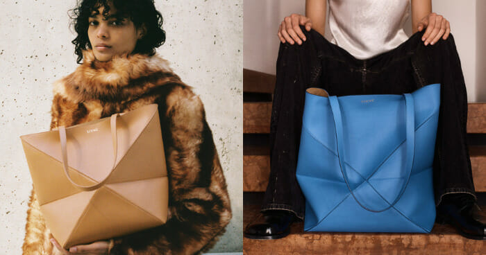 Loewe puzzle fold tote