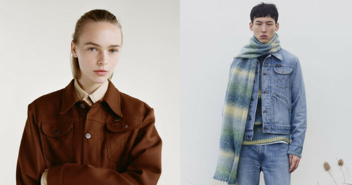 sandro x wrangler collaboration