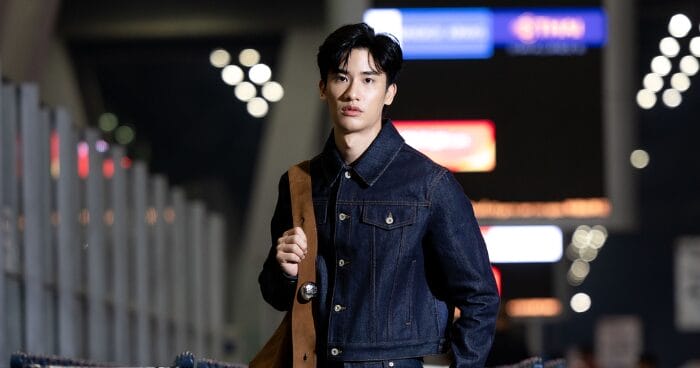 tay tawan departing for loewe's boutique opening in TRX kuala lumpur