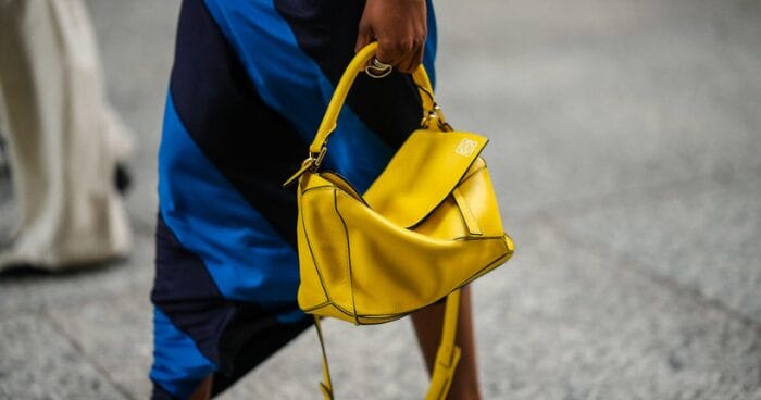 history of the hero: loewe puzzle bag