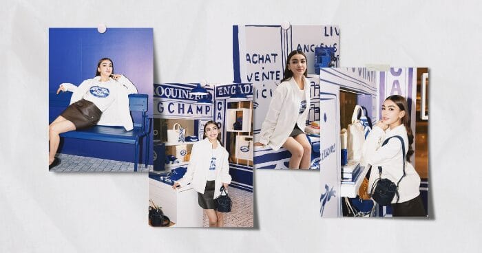 Eyka Farhana at the Longchamp x Constantin Pop-up in Pavilion KL