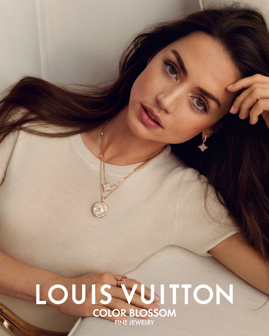 Louis Vuitton House Ambassadors Ana de Armas and Ouyang Nana present a new chapter of the Color Blossom Fine Jewellery collection.