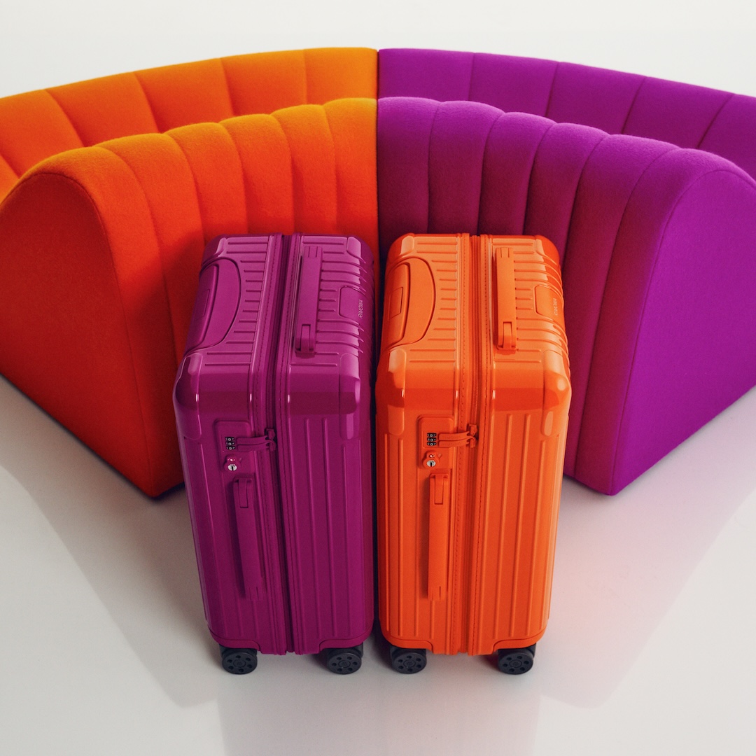 RIMOWA steps into the spotlight with new orange and magenta colourways that encapsulate the essence of summer. 