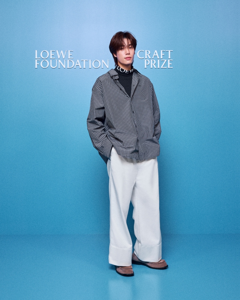 Phuwin Tang at the Loewe Foundation Craft Prize 2026 event in Singapore