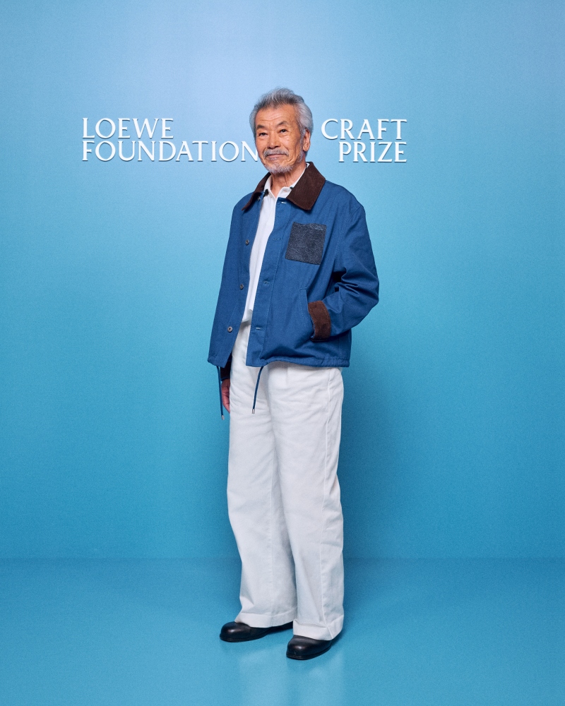 Min Tanaka at the Loewe Foundation Craft Prize 2026 event in Singapore