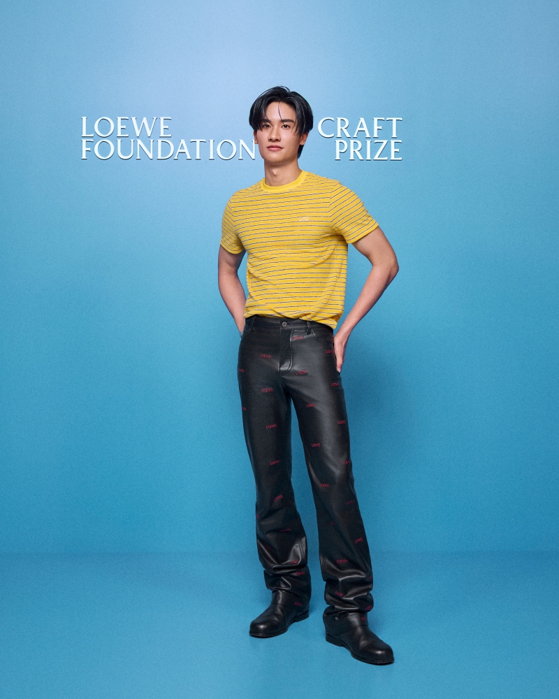 Thai actor Tawan V. at the Loewe Foundation Craft Prize 2026 event in Singapore